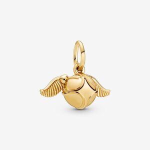 Pandora Harry Potter series, golden snitch pendant